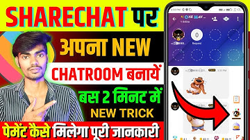 how to create chatroom in sharechat | sharechat pe group kaise banaye | #sharechat