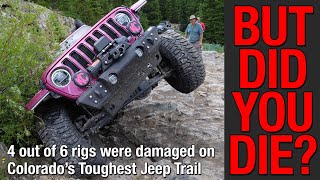 4 Out of 6 Rigs Were Damaged on Holy Cross  Colorado Overland 2022 day 3