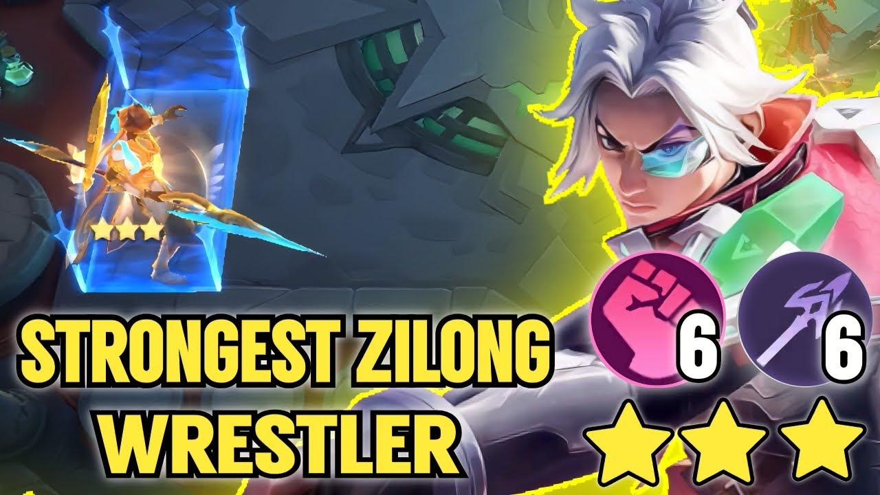 STRONGEST ZILONG WRESTLER TITAN MODE !! IT'S SO HARD TO DIE !! MAGIC CHESS
