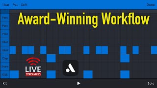 Auxy Pro Workflow for beat in less than 4 minutes