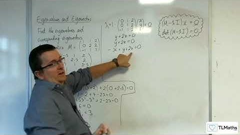 AQA A-Level Further Maths C10-06 Eigenvalues and Eigenvectors: 3D Example 2