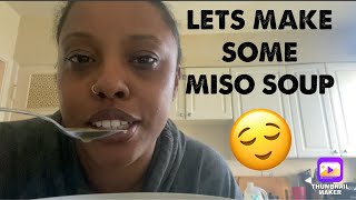 TRYING TRADER JOE’S MISO GINGER SOUP 🍲