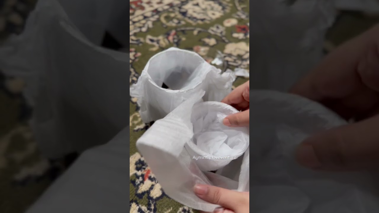 Let’s unpack my new tea mug from Amazon. 