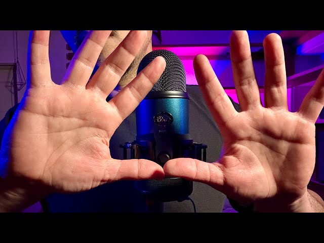 Hand Sounds ASMR for Some Good SLEEP!  Dry Sounds, Oiled Sounds, & Breathy Whispers 😴