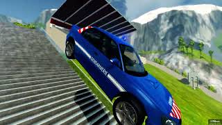 beamNG Drive racing car game, police car, crash test simulator 2 screenshot 5