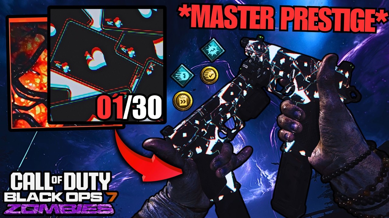 How I Unlocked *MASTER PRESTIGE* on the JAGER PISTOL in Black Ops 7 Zombies (PAIN)