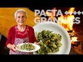 Enjoy cornmeal pizza & greens with chilli from Abruzzo! | Pasta Grannies
