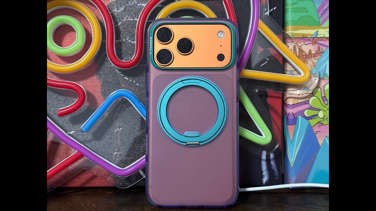 Torras O3 Hue Magnetic Stand Case for the iPhone 17 Pro Max