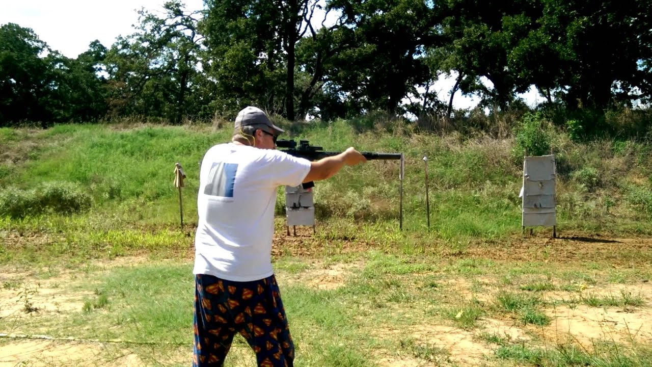 Tim plays with the DIAS full auto AR 15 YouTube