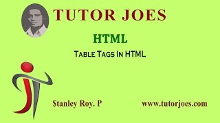Table Tags in HTML tamil