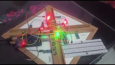 Real Time Simulation | Autonomous Traffic Lights | Takshak 2021| IIT ISM Dhanbad | Prototype