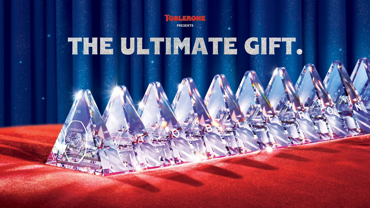 Toblerone presents The Ultimate Gift | The Toblerone Crystal Bar crafted by Swarovski