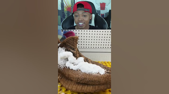 Restoring muddy yeezys ASMR