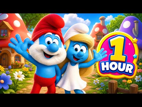 ساعة كاملة من مغامرات السنافر المضحكة!لا تفوت المرحHOUR of Smurfs Fun AdventuresDon'tMiss the Laugy 