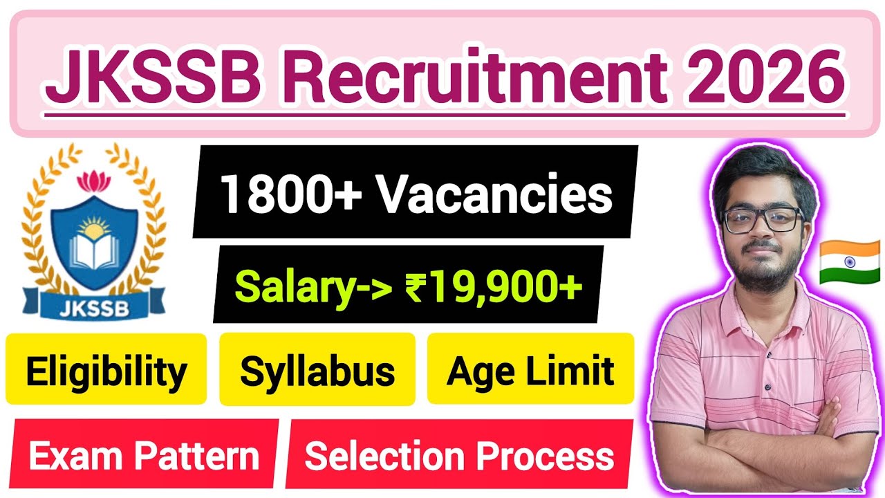 JKSSB Constable Executive Recruitment 2026 || 1815 Posts || 10th Pass Eligible || Apply Online ||