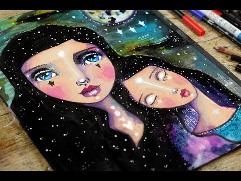 Moon Children - Art with Tam