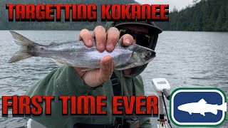 Targetting Kokanee For The First Time Ever!!! (Hicks Lake, BC)