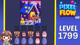 Pixel Flow Level 1799 Solution Walkthrough