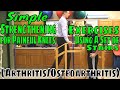 Simple Strengthening Exercises for Painful Knees Using A Set of Stairs (Arthritis/Osteoarthritis)