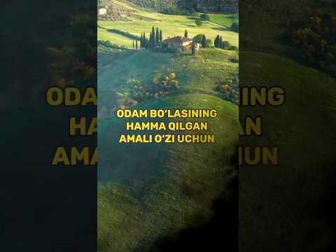 Gozal hadis Abdulloh Domla #abdullohdomla #domla #maruzalar