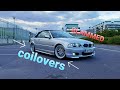 Bmw e46 gets its first ever  coilovers fitted stanced