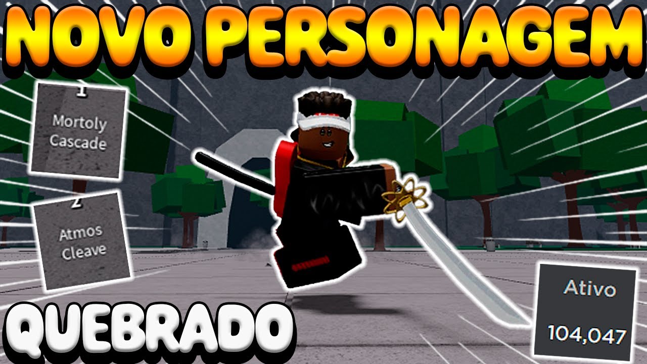 NOVO PERSONAGEM BLADE MASTER O MAIS FORTE DO ROBLOX THE STRONGEST ...