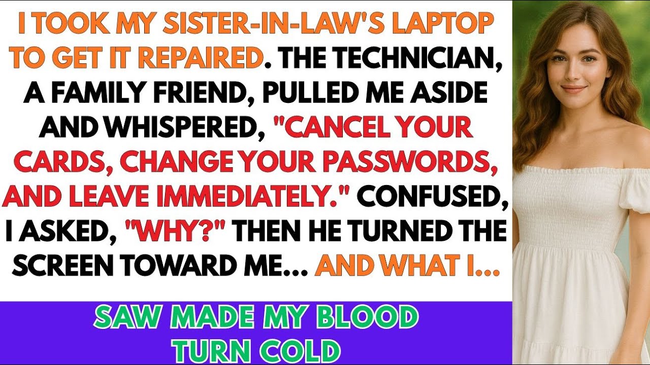 Я отнесла ноутбук своей невестки в ремонт — техник завис и сказал: «Бегите. Немедленно»...