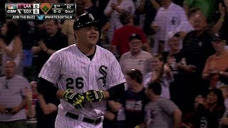 LAA@CWS: A. Garcia hits a three-run homer in the 6th