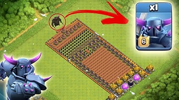 PEKKA VS FULL TRAP BASE - CLASH OF CLANS | YOU WON