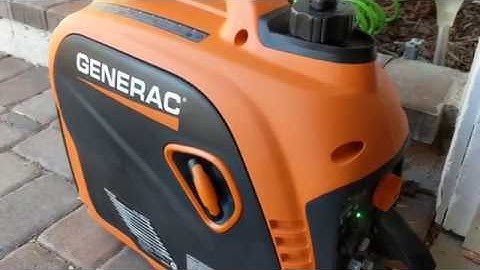 Generac 2200i In-use
