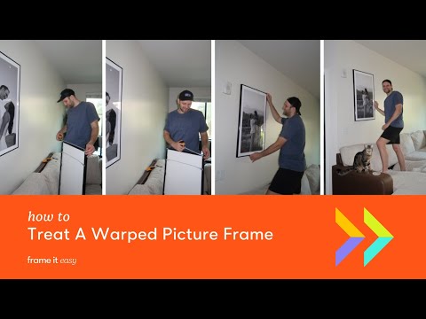 How To Treat A Bowing Or Warped Picture Frame - video from Frame It Easy