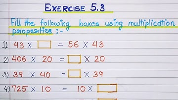 Class-3 | Chapter-5 | Multiplication (Exercise 5.3)