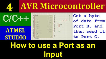 Using Port as an Input | AVR Microcontroller Programming