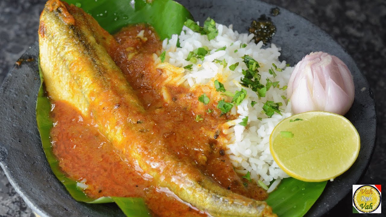 Fish in Tamrind Curry  - Meen Kulambu  - By Vahchef @ vahrehvah.com | Vahchef - VahRehVah