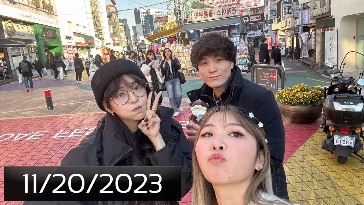 [11/20/2023 Hongdae with Miyoung & Sykkuno