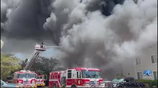 4 injured, 12 condos damaged in Hampton fire