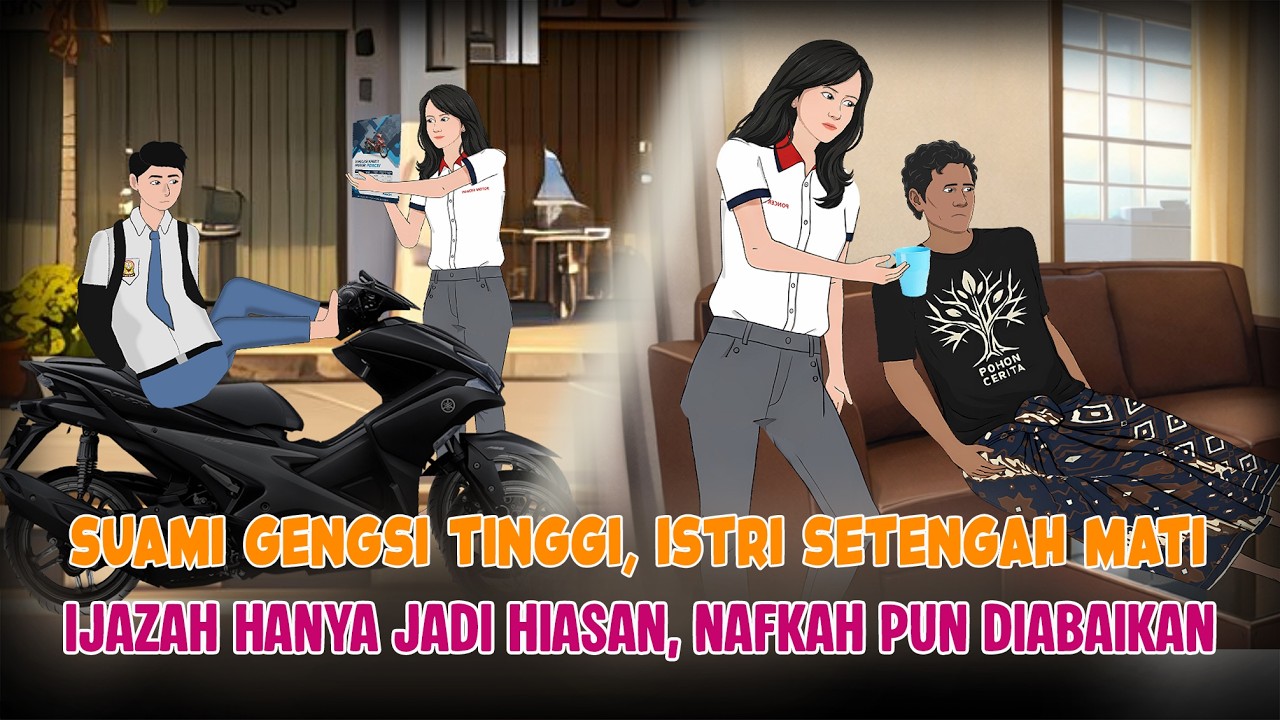 SUAMI GENGSI TINGGI, ISTRI SETENGAH MATI - Ijazah Hanya Jadi Hiasan, Nafkah Pun Diabaikan