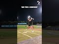 Gone?? Or warning track power? #baseballszn #baseballplayer #baseball #homerun