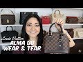 Louis Vuitton Alma BB Wear & Tear | Minks4All