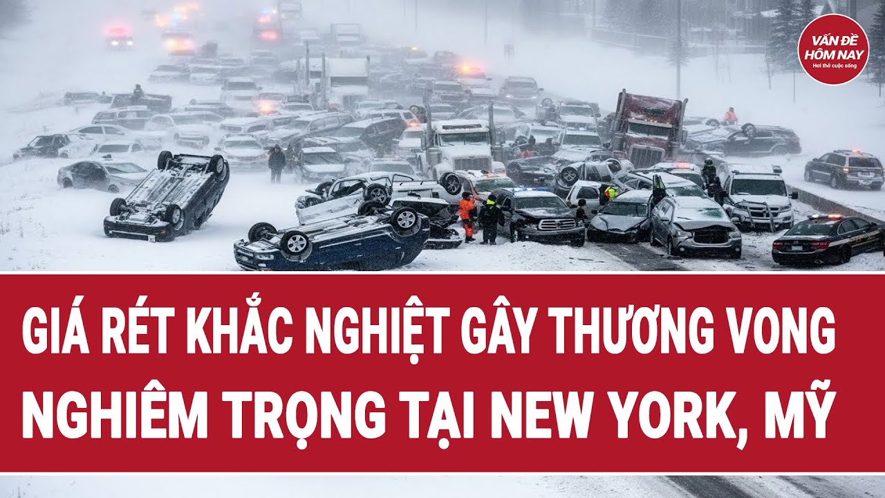 Giá rét khắc nghiệt gây thương vong nghiêm trọng tại New York, Mỹ
