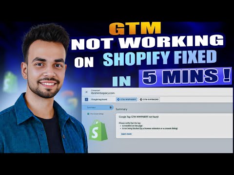 Fix Google Tag Manager Not Working on Shopify in 5 Minutes