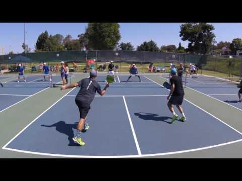 2017 Pickleball Tournament May Mayhem MD 5.0 Bucher/Lecours vs. Kraft/Weisner Game 2