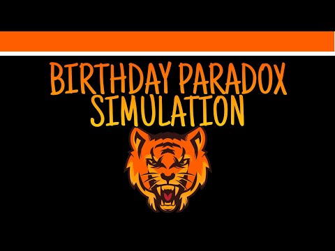 Simulating The Birthday Paradox Using Python