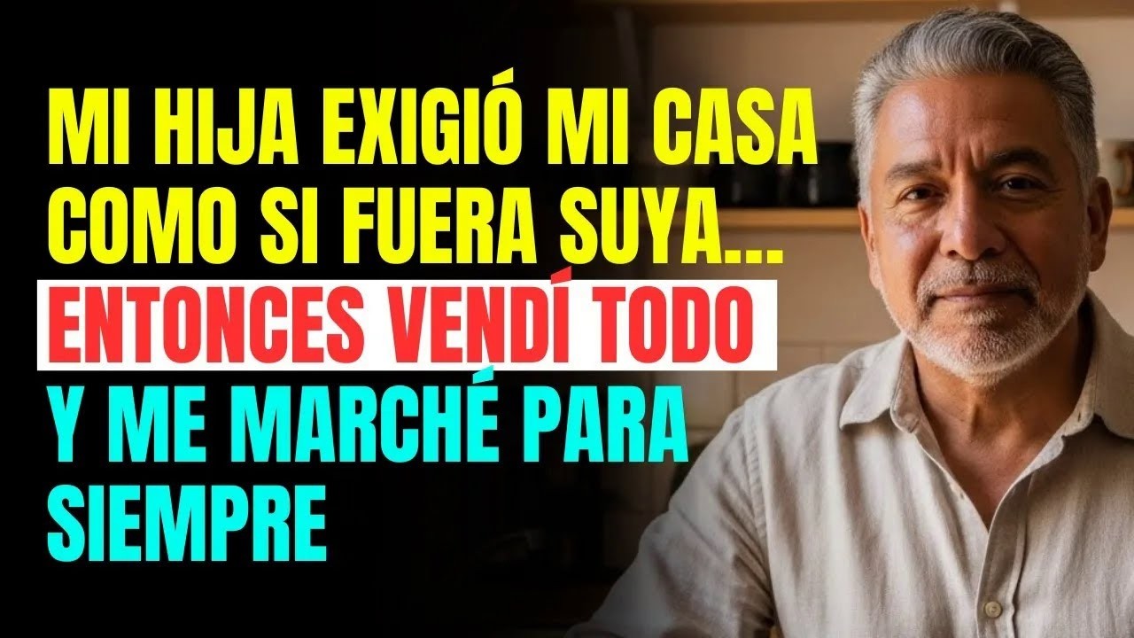 Mi HIJA exigió mi CASA como si fuera suya… entonces VENDÍ TODO y me marché para siempre
