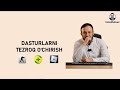 Dasturlarni tezroq oʻchirish