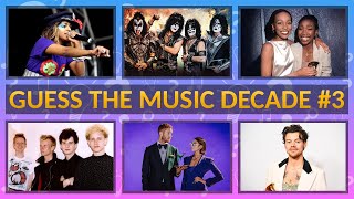 Guess The Decade #3 | Music Quiz