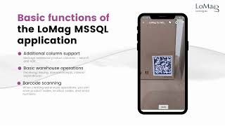 LoMag for Android working online with SQL database using WiFi or 4G / 5G network.