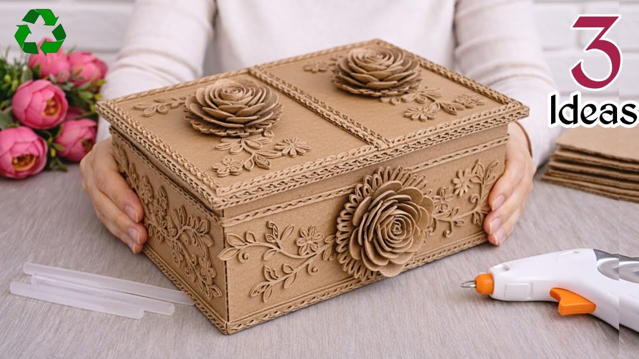 3 BEAUTIFUL Cardboard Transforming ideas 😲🤗