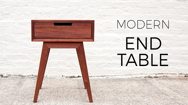 Modern End Table / Side Table | DIY Woodworking Projects