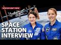 Interview with NASA astronaut Jessica Meir and ESA astronaut Sophie Adenot onboard the space station